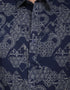 GAVYN R/FIT SHORT SLEEVE SHIRT (NAVY BLUE)
